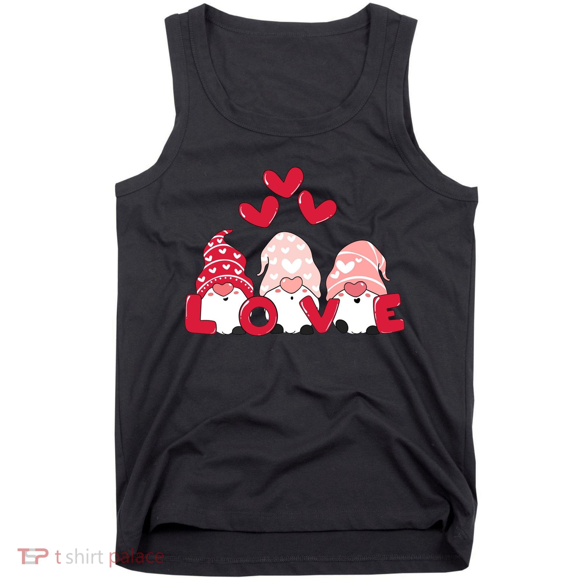 Valentines Day Gnomes Tank Top