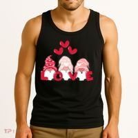 Valentines Day Gnomes Tank Top thumb 3
