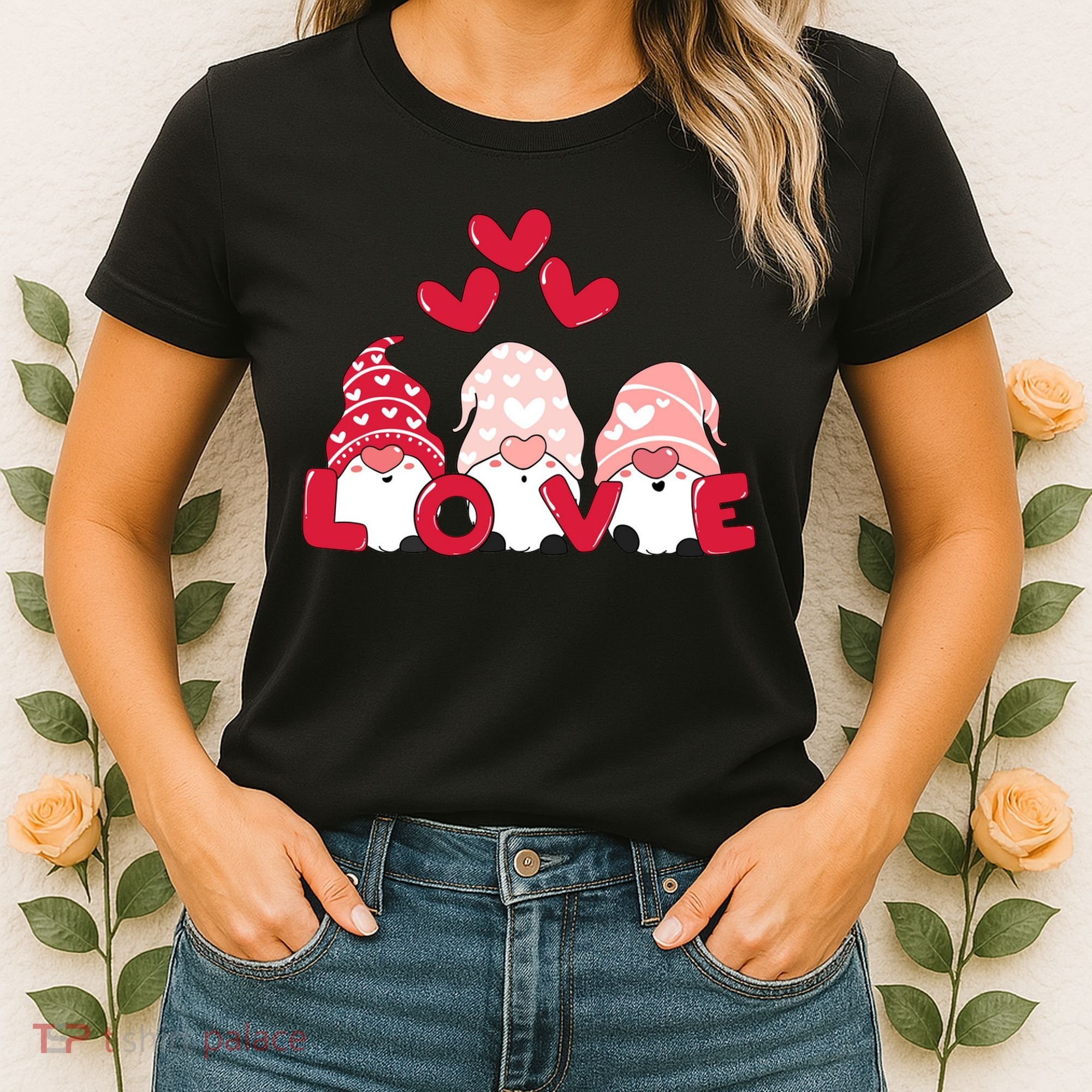 Valentines Day Gnomes Women's T-Shirt