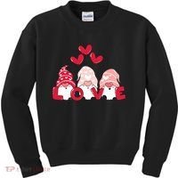 Valentines Day Gnomes Kids Sweatshirt thumb 0