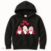 Valentines Day Gnomes Kids Hoodie thumb 0