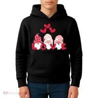 Valentines Day Gnomes Kids Hoodie thumb 4