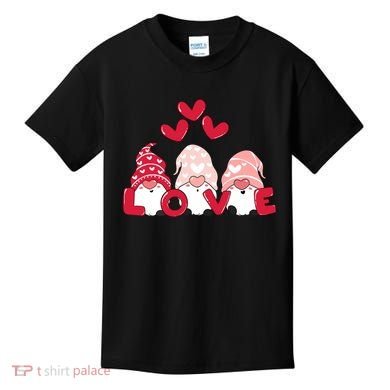 Valentines Day Gnomes Kids T-Shirt