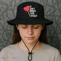 Valentine's Day Gift Cute Candy It Aint't Gonna Lick Itself Bucket Hat thumb 3