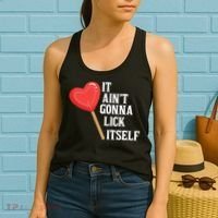 Valentine's Day Gift Cute Candy It Aint't Gonna Lick Itself Women's Tank Top thumb 2