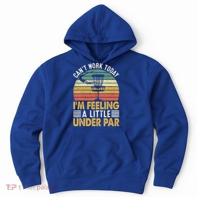Vintage Disc Golf I'm Feeling A Little Under Par Golfing Basket Hoodie
