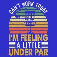 Vintage Disc Golf I'm Feeling A Little Under Par Golfing Basket T-Shirt thumb 7