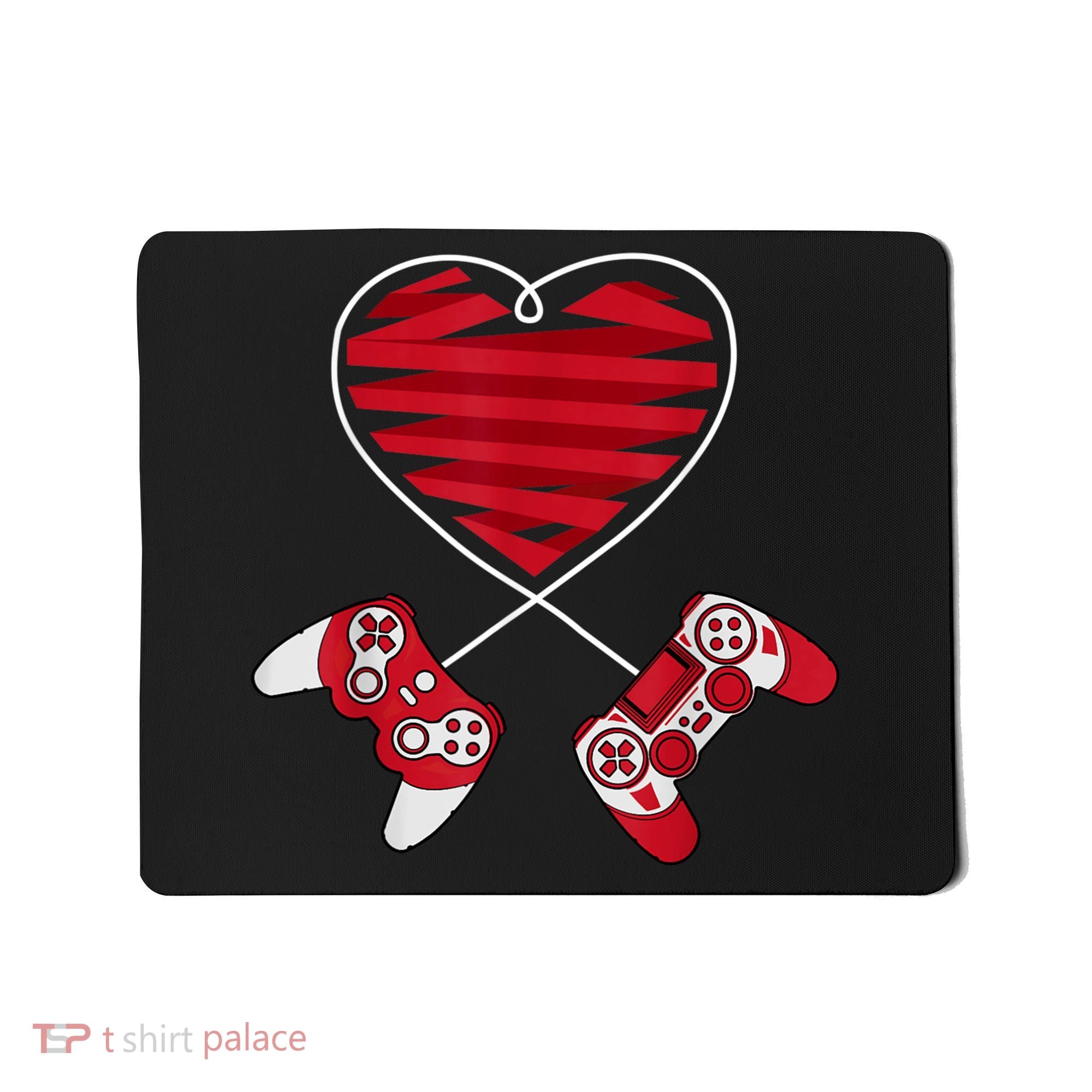 Valentines Day Gamer Shirt Controller Kids Boys Valentine Mousepad