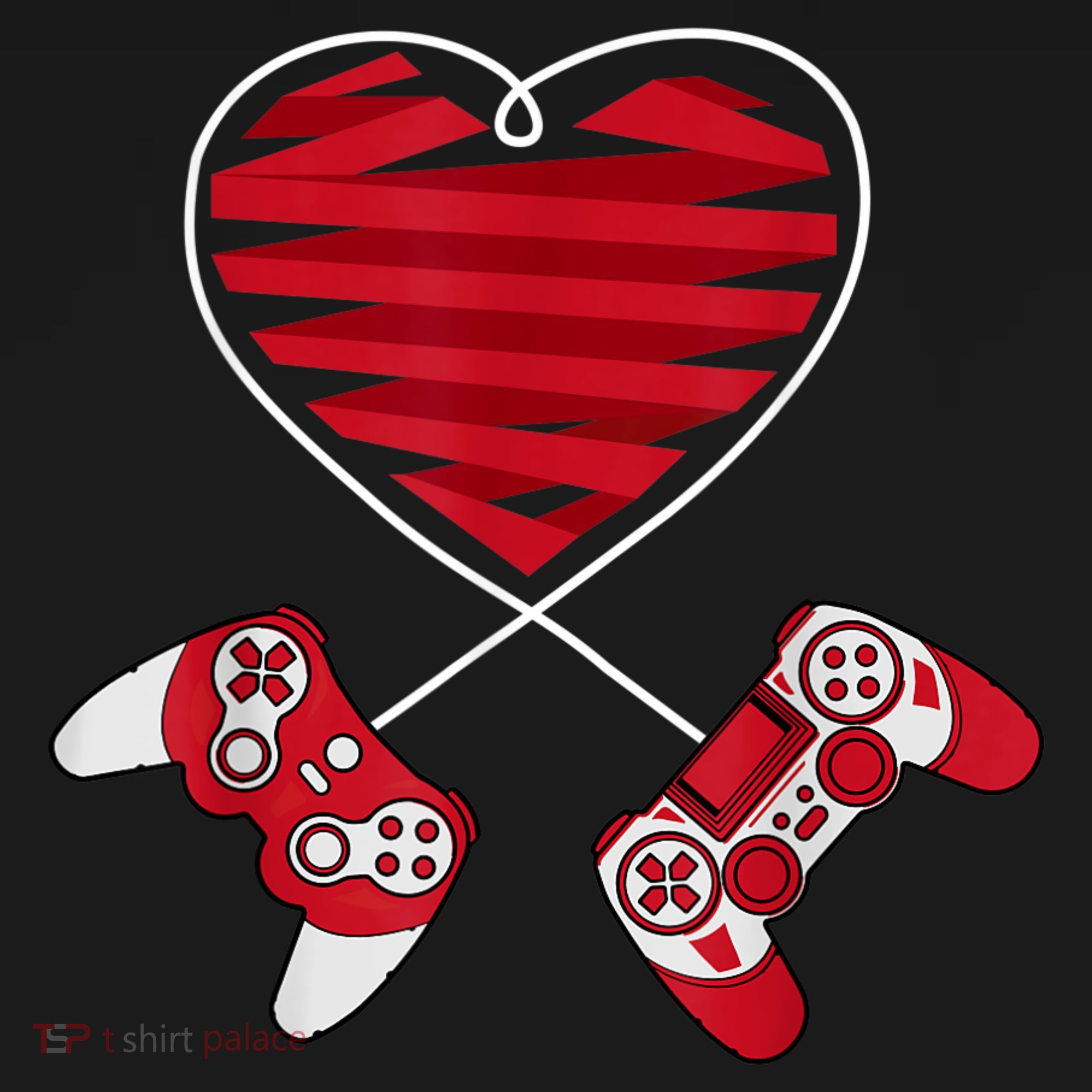 Valentines Day Gamer Shirt Controller Kids Boys Valentine Mousepad