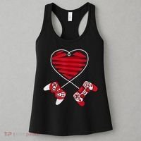 Valentines Day Gamer Shirt Controller Kids Boys Valentine Women's Tank Top thumb 3