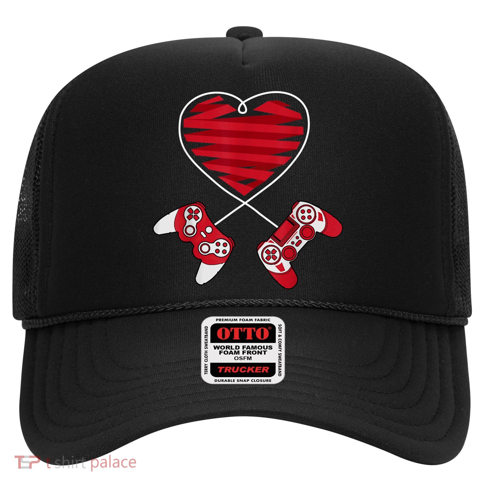 Valentines Day Gamer Shirt Controller Kids Boys Valentine Hat