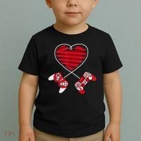 Valentines Day Gamer Shirt Controller Kids Boys Valentine Toddler T-Shirt thumb 2