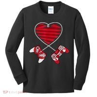 Valentines Day Gamer Shirt Controller Kids Boys Valentine Kids Long Sleeve Shirt thumb 0