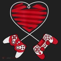 Valentines Day Gamer Shirt Controller Kids Boys Valentine Kids Long Sleeve Plaid Pajama Set thumb 2