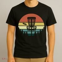 Vintage Disc Golf Frisbee Golf Golfing Basket T-Shirt thumb 3