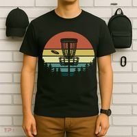 Vintage Disc Golf Frisbee Golf Golfing Basket T-Shirt thumb 6