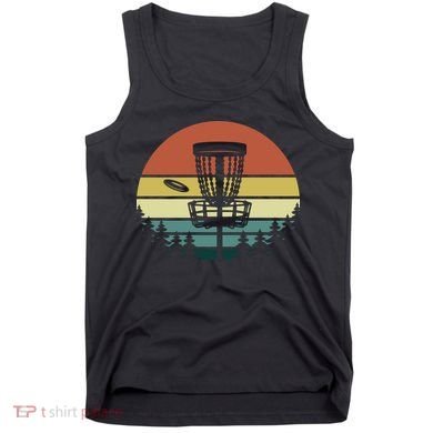 Vintage Disc Golf Frisbee Golf Golfing Basket Tank Top