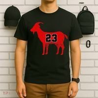 Vintage Distressed GOAT 23 Apparel Short Sleeve T-Shirt thumb 6