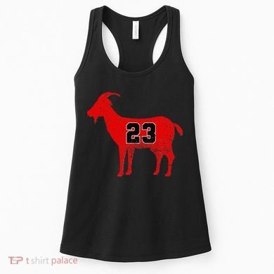 Vintage Distressed GOAT 23 Apparel Short Sleeve Women's Tank Top