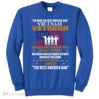 Veterans Day Gift Vietnam Veteran The Best America Had Funny Gift Sweatshirt thumb 0