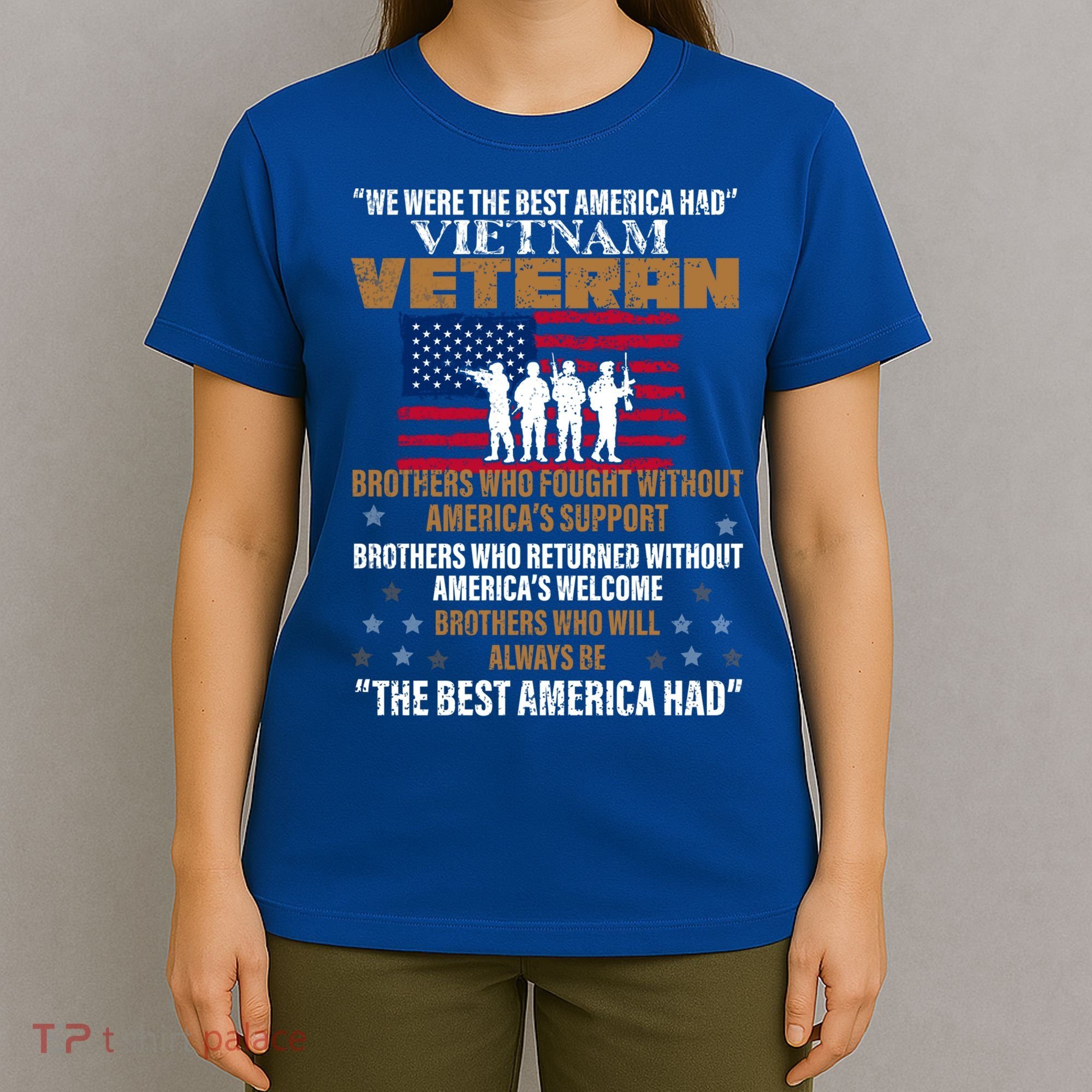 Veterans Day Gift Vietnam Veteran The Best America Had Funny Gift T-Shirt