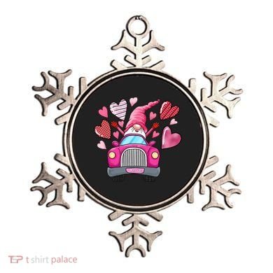 Valentines Day Gnome Heart Truck Ornament