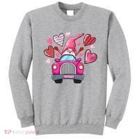 Valentines Day Gnome Heart Truck Sweatshirt thumb 0