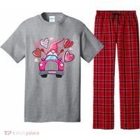 Valentines Day Gnome Heart Truck Pajama Set thumb 0