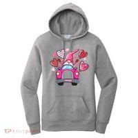 Valentines Day Gnome Heart Truck Women's Hoodie thumb 0