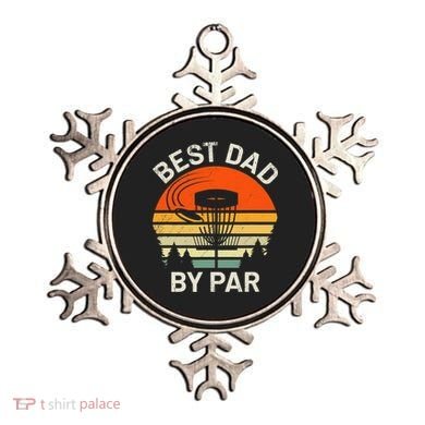 Vintage Disc Golf Dad Gift Best Dad By Par Disk Golf Ornament