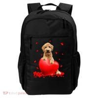 Valentines Day Golden Doodle Heart Dog Lovers Backpack thumb 0