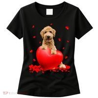 Valentines Day Golden Doodle Heart Dog Lovers Women's T-Shirt thumb 0
