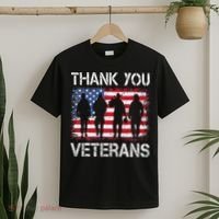 Veterans Day Gifts Thank You Veterans Proud T-Shirt thumb 2