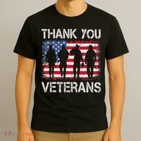 Veterans Day Gifts Thank You Veterans Proud T-Shirt thumb 3