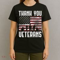 Veterans Day Gifts Thank You Veterans Proud T-Shirt thumb 4