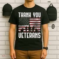 Veterans Day Gifts Thank You Veterans Proud T-Shirt thumb 6