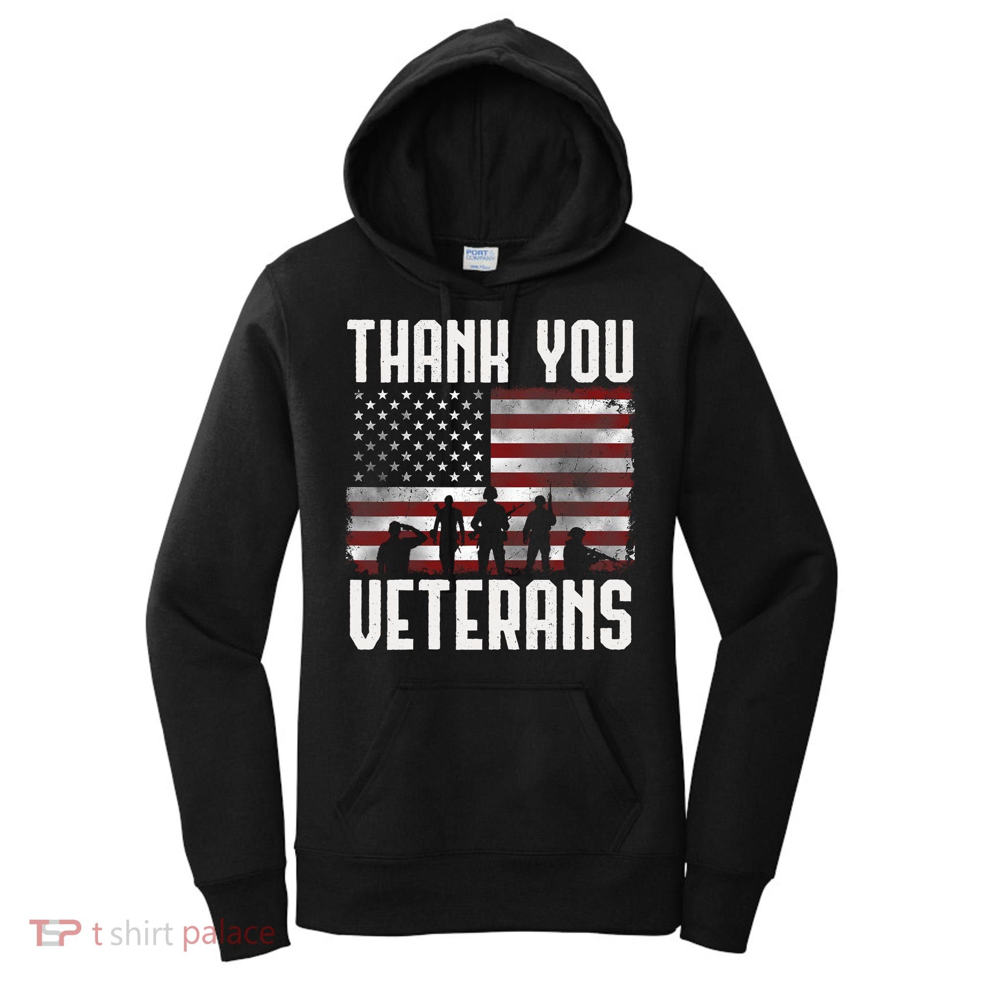 Veterans Day Gifts Thank You Veterans Proud Women's Hoodie