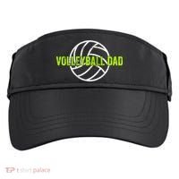 Volleyball Dad Gift For Father From Daughter Volleyball Cool Gift Adult Drive Performance Visor thumb 0