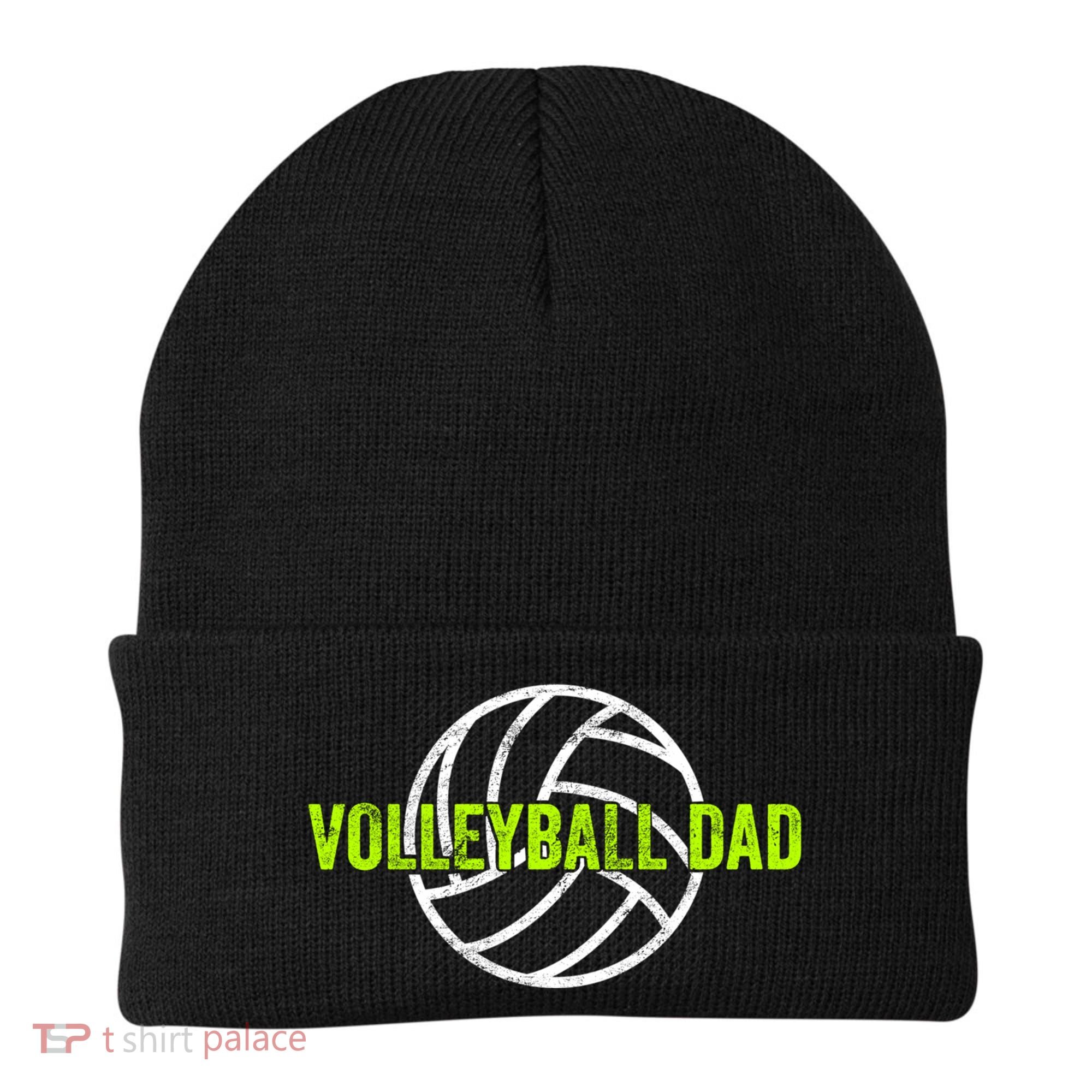 Volleyball Dad Gift For Father From Daughter Volleyball Cool Gift Beanie