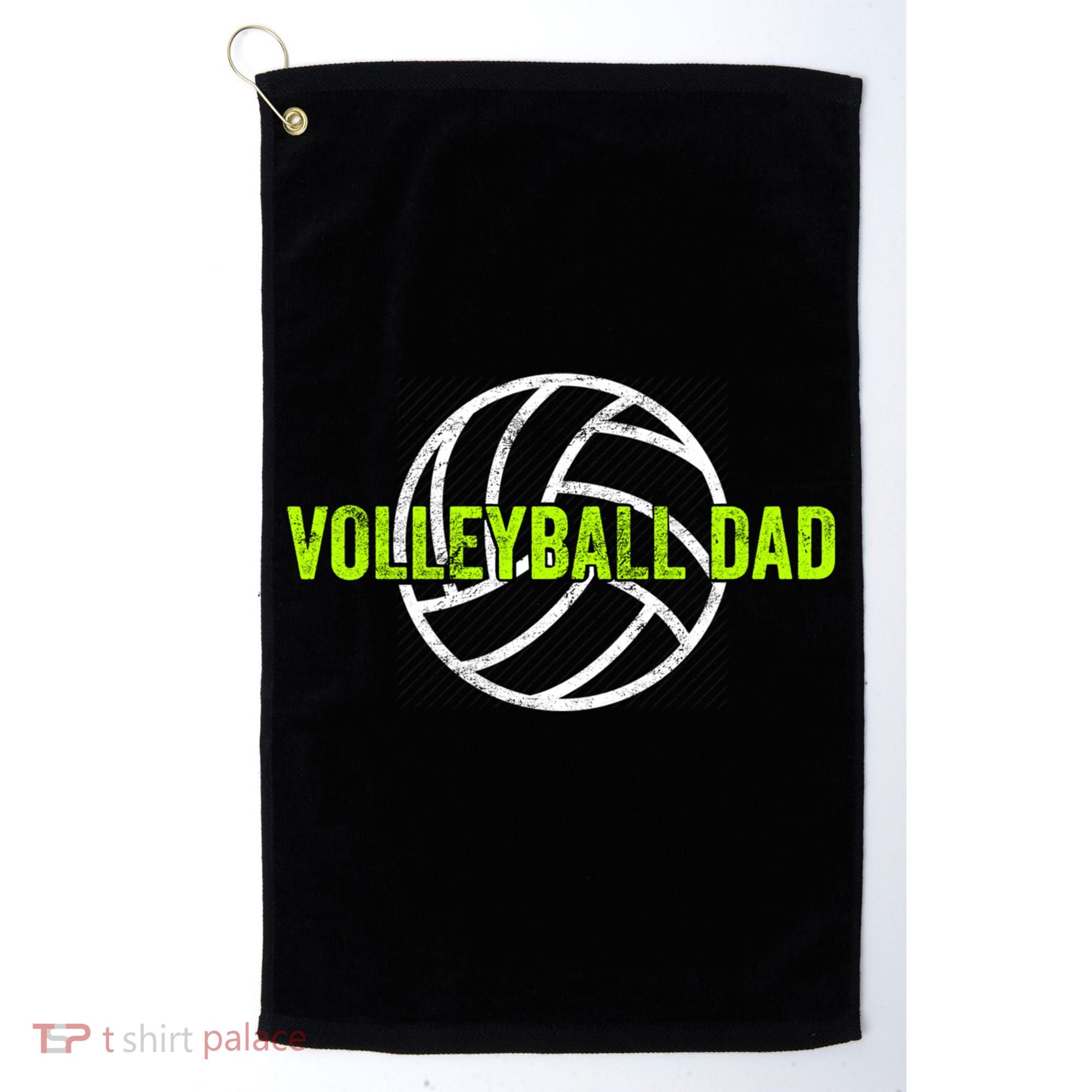 Volleyball Dad Gift For Father From Daughter Volleyball Cool Gift Golf Towel
