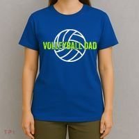 Volleyball Dad Gift For Father From Daughter Volleyball Cool Gift T-Shirt thumb 4