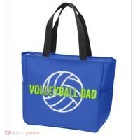Volleyball Dad Gift For Father From Daughter Volleyball Cool Gift Tote Bag thumb 3