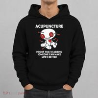 Voodoo Doll Goth Emo Acupuncture Hoodie thumb 0