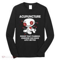 Voodoo Doll Goth Emo Acupuncture Long Sleeve Shirt thumb 0