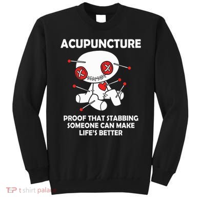 Voodoo Doll Goth Emo Acupuncture Sweatshirt