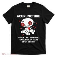 Voodoo Doll Goth Emo Acupuncture T-Shirt thumb 0
