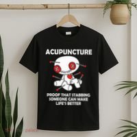 Voodoo Doll Goth Emo Acupuncture T-Shirt thumb 2