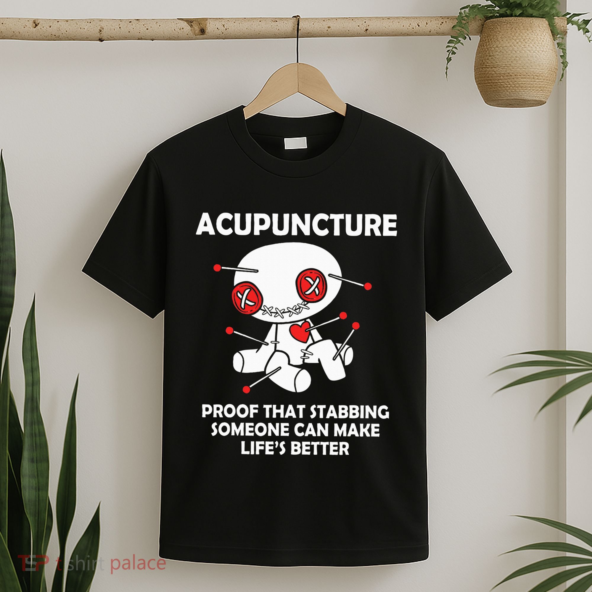 Voodoo Doll Goth Emo Acupuncture T-Shirt