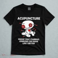 Voodoo Doll Goth Emo Acupuncture T-Shirt thumb 5