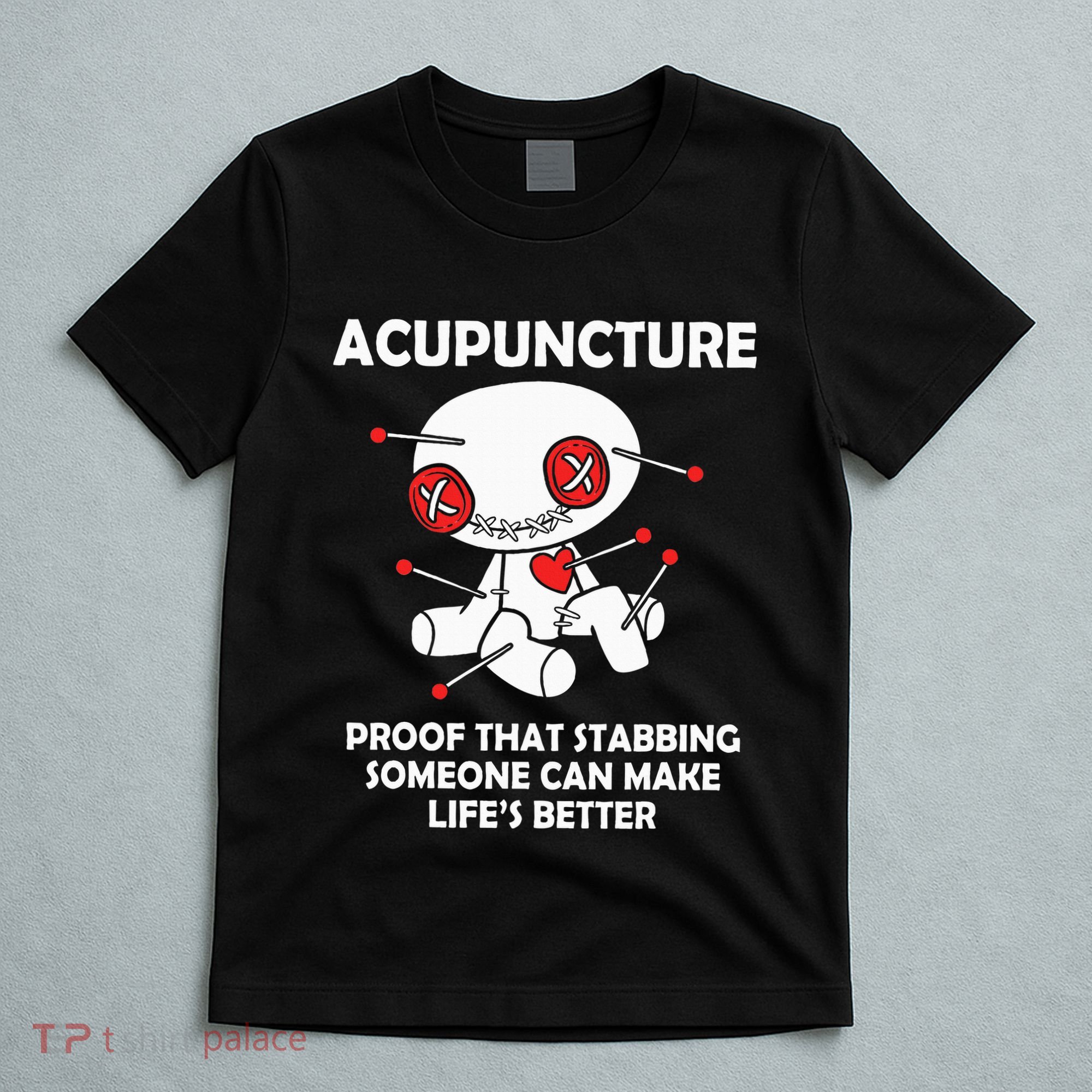Voodoo Doll Goth Emo Acupuncture T-Shirt